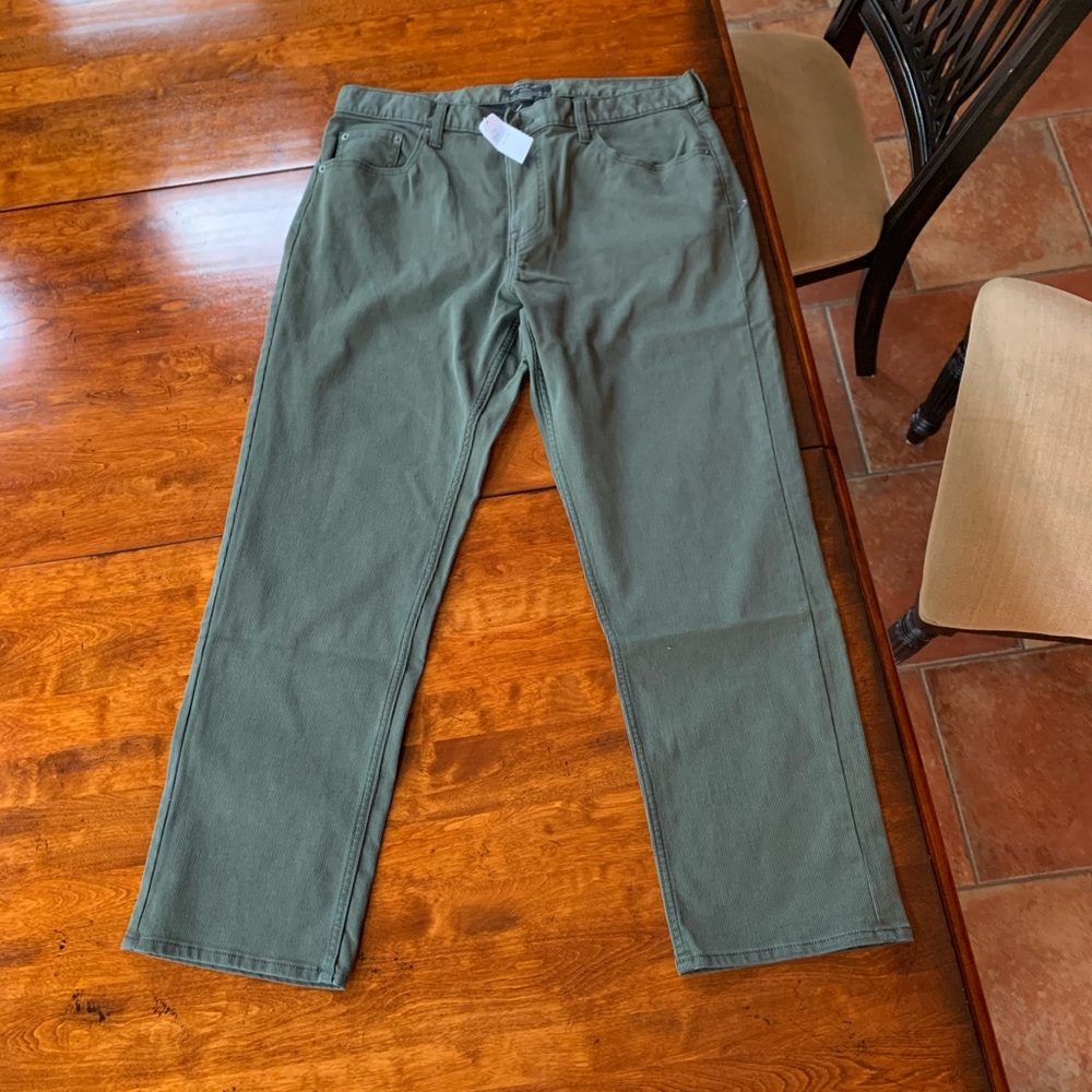 NWT Banana Republic ‘new moss’ colored jeans